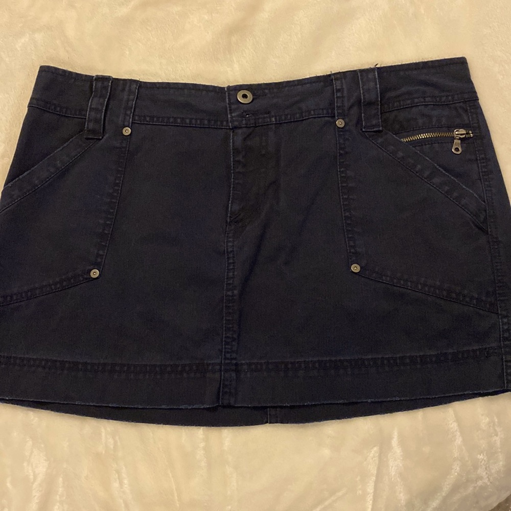 Old Navy Skirt  Navy Blue Denim   Size 12